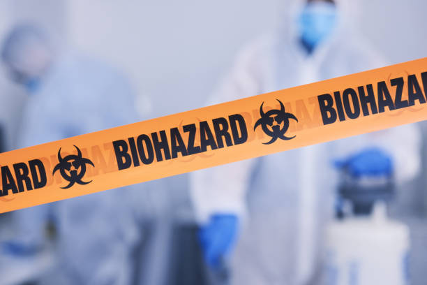 Professional Biohazard technician working in Carver, MA